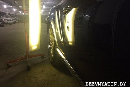 BENTLEY CONTINENTAL GT SPEED — вмятина на двери и заднем крыле