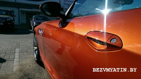 BMW Z4 - удалена вмятина на водительской двери
